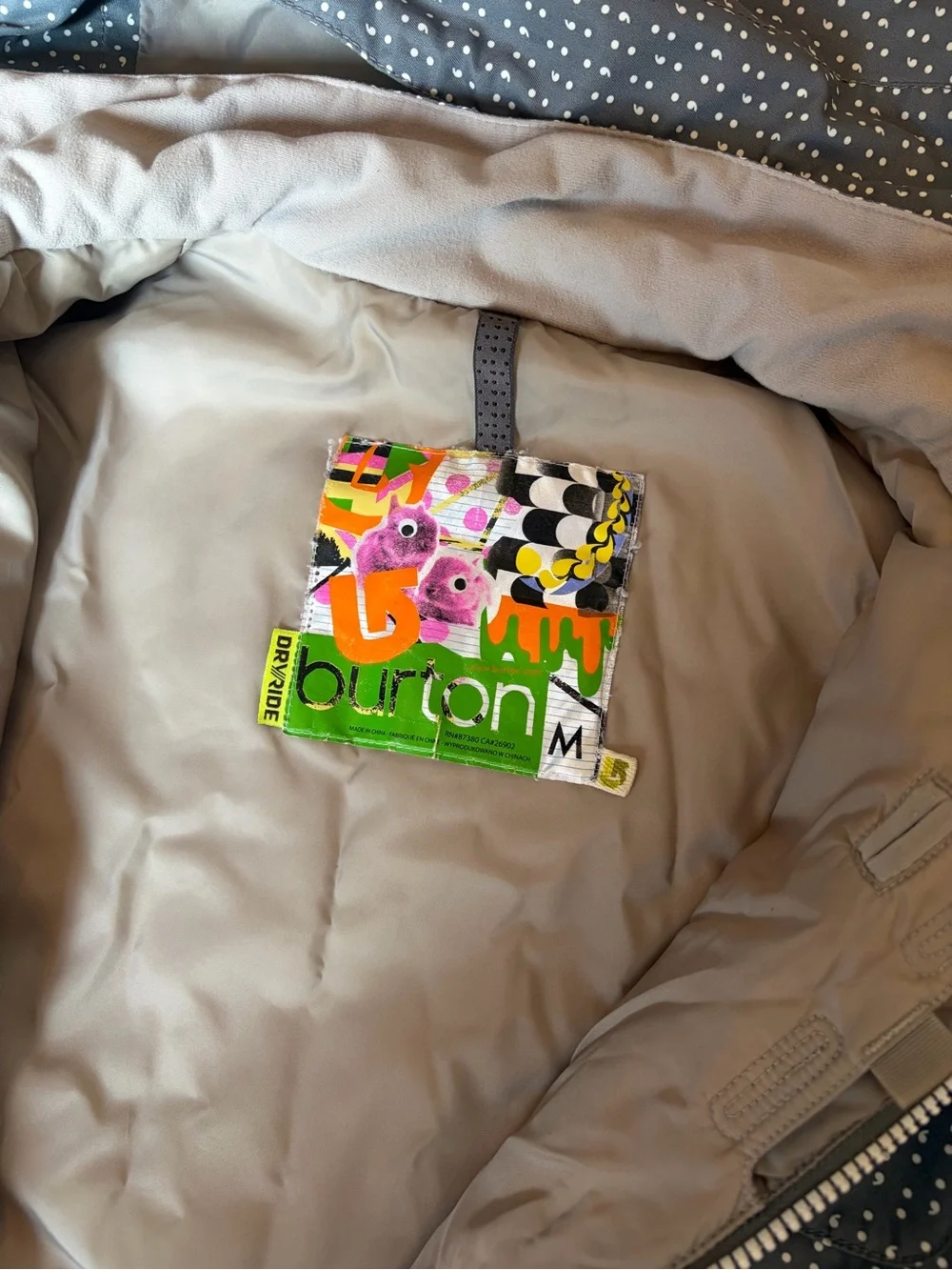 Burton Dry Ride ski/snowboard jacket RARE - Picture 4 of 6